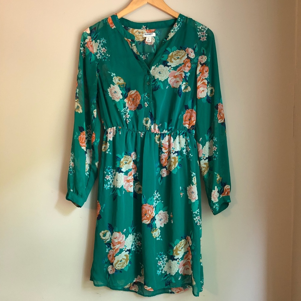 🌾Old Navy Floral Dress Sz S